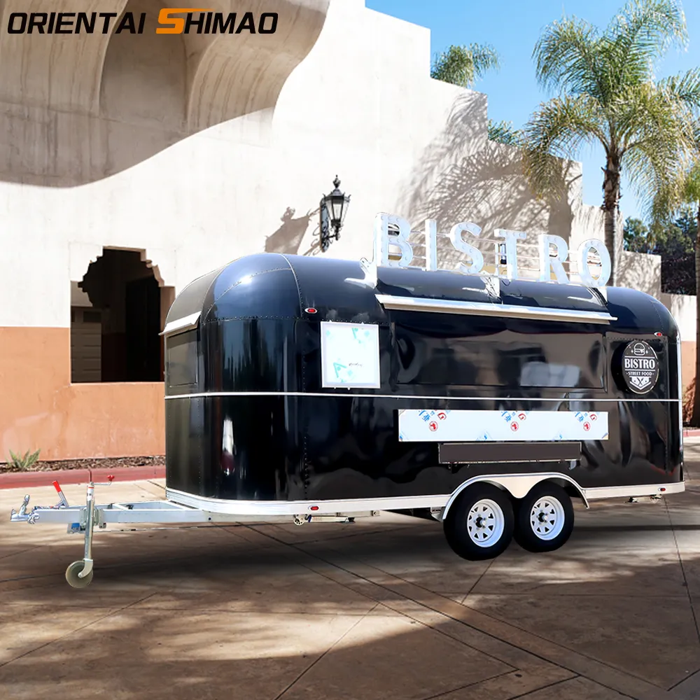 Ανατολίτικο τρέιλερ φαγητού shimao black airstream