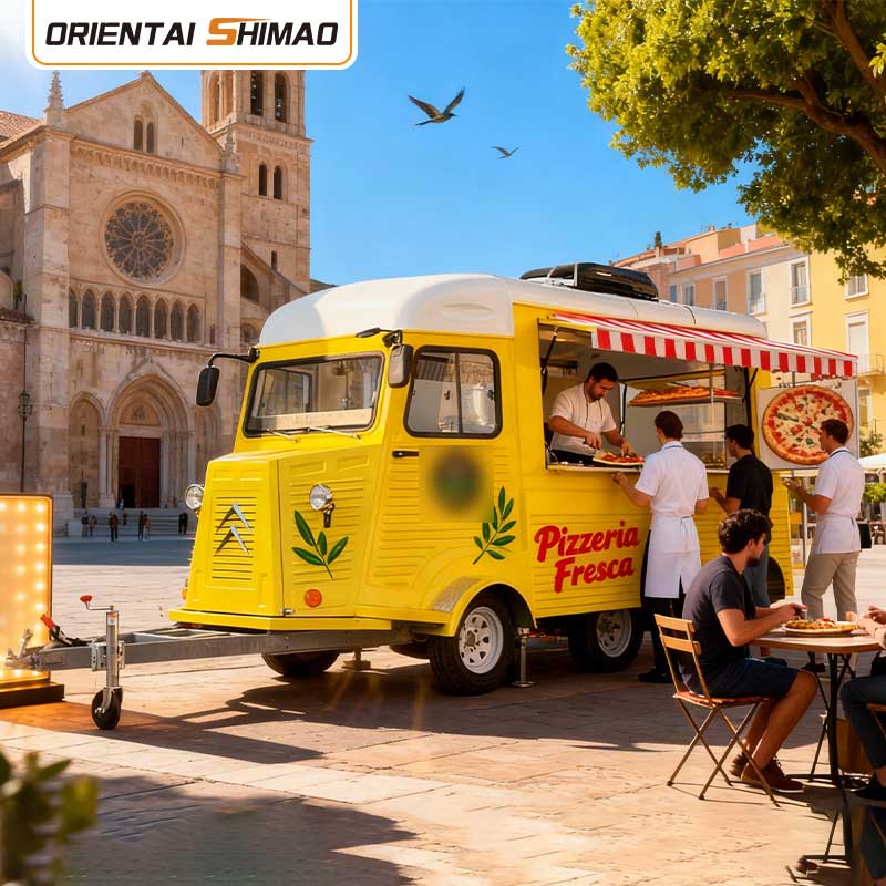 Coffee Shop Coffee Truck Κινητό Coffee Trailer Fast Food Trailer Food Truck