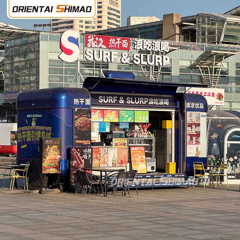 Food Van Μεταχειρισμένα Food Truck Προς Πώληση Κινητό Κουζίνα Catering Food Trailer Food Truck