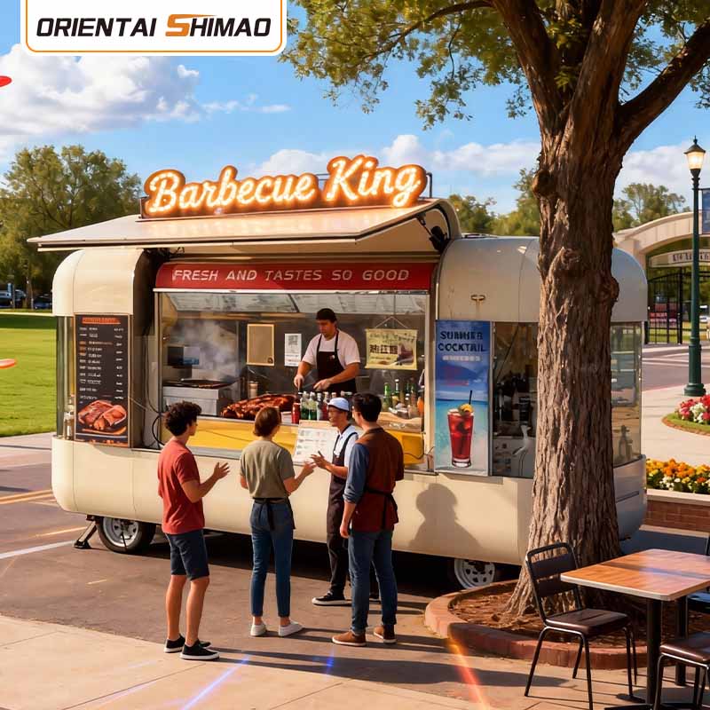 Hot Dog Cart Hotdog Stand Fast Food Stall Catering Street Food Trailer Εμπορικό φορτηγό τροφίμων