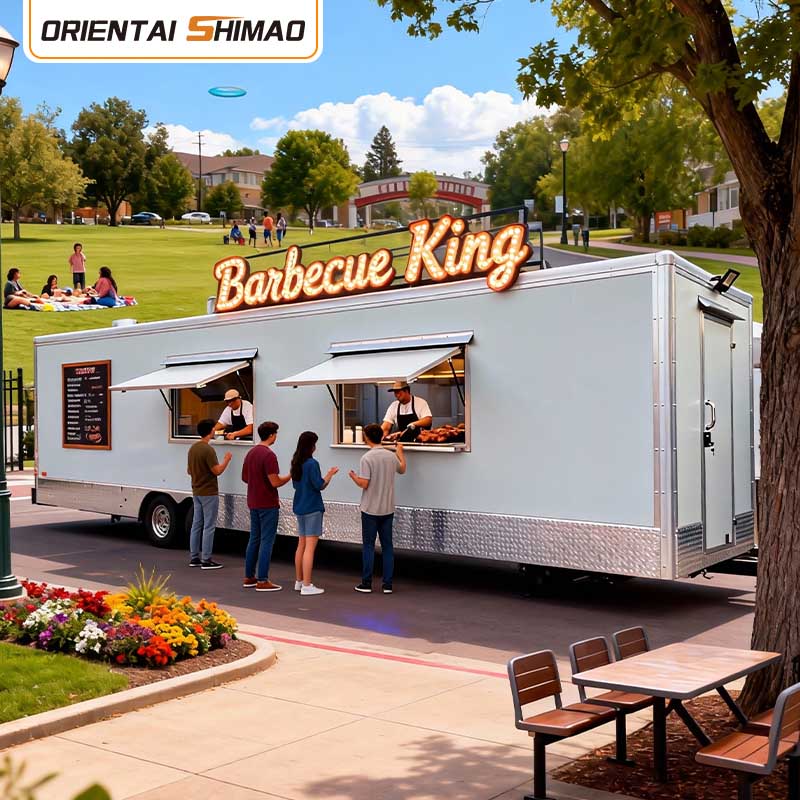 Καλάθι παγωτού Gelato Dessert Churros Mobile Catering Food Trailer Street Service Food Truck
