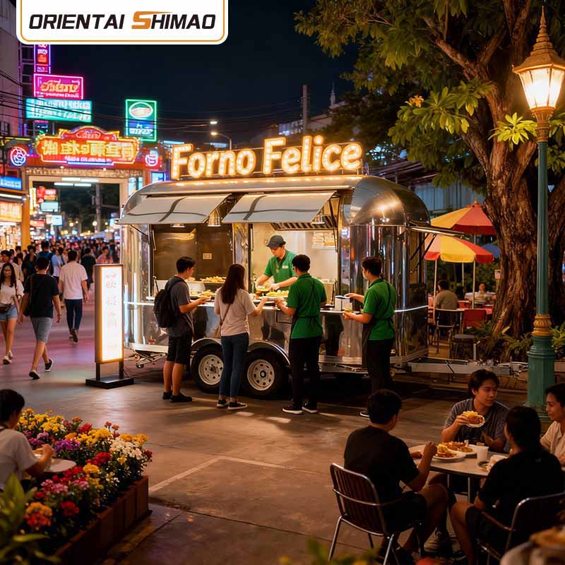 Mobile Store Flower Truck Street Food Catering Food Trailer Food Truck